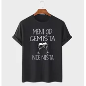 MAFIMI Majica Meni od gemista nije nista, Crna
