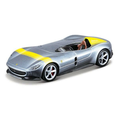 Maisto - Speed Icons - Ferrari Monza SP1, srebrno-rumena, 1:64
