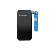 Verbatim Pocket SSD USB 3.2 Gen 2 1TB Black /Blue