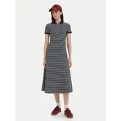 Tommy Jeans Vsakodnevna obleka DW0DW20383 Mornarsko modra Regular Fit