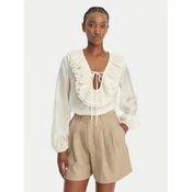 Eleh Bluza SS260116 Kremna Regular Fit