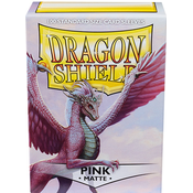 Štitnici za kartice Dragon Shield Sleeves - Matte Pink (100 komada)