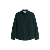 TOMMY HILFIGER Srajca Heritage temno zelena