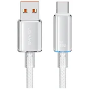 USAMS USAMS USB-A NA USB-C 6A KABEL ZA TELEFONE 1,2 M HITRO NAPAJANJE