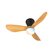 Brilo - LED prigušiva plafonski ventilator LUFITO LED/15W/230V 3000/4000/6000K bež + daljinski upravljac