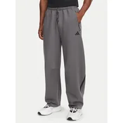adidas Spodnji del trenirke Z.N.E. Open Hem KX7695 Temno siva Loose Fit