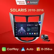V1 pro AI Voice 2 din Android Auto Radio for Hyundai Solaris Accent i25 2010-2016
