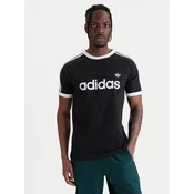 Majice adidas 3-Stripes Slim Ringer T-Shirt Black M