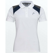 Head Club Jacob 22 Tech Polo Shirt Women White/Dark Blue L