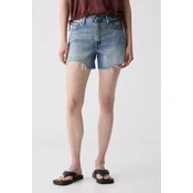 Levis kratke hlače ženske denim RIBCAGE A-LINE