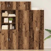 Ormaric za pohranu 3 pcs Staro drvo