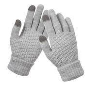 Rukavice za touch screen BRAIDED, Sive