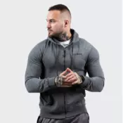 GymBeam ?????? Zipper Hoodie Grey Black