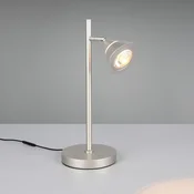 Trio Lighting LED namizna svetilka Romeo, višina 40 cm, nikljevo barva, kovina, CCT - Dnevna soba/jedilnica - Sodobni - nikelj