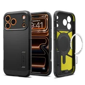 Ovitek Spigen Tough Armor T MagSafe za iPhone 17 Pro - black