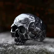 Prstan Ghost Head Skull - SS8-1227R