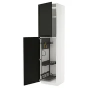 METOD Visoki element-ostava, bela/Lerhyttan crno bajcovano, 60x60x240 cm
