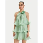 ACCESS FASHION Cocktail obleka 63-3023-308 Svetlo zelena Regular Fit