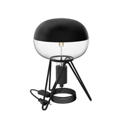 Namizna svetilka Calex Tripod, črna - Dnevna soba/jedilnica - Sodobni - Kovina