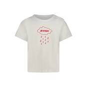 K-WAY SHORT SLEEVE T-SHIRT CHILDREN WHITE