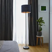 OSRAM stoječa svetilka Decor Felt Weaving Cans, siva, 1-žarnica, E27 - Dnevna soba/jedilnica - temno siva - Tkanine/tekstil