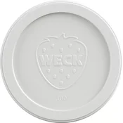 Weck plastični pokrov 100 mm, bel, 3 kosi