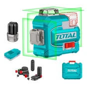 Total One-Stop Tools 3D samonivelirni linijski laser (zeleni laserske zrake) 35m / 12 linija/ IND (TLL301201E)