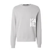 Karl Lagerfeld Majica siva/bela