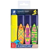 SIGNIR 1-5MM CLASSIC STAEDTLER 364 SWP4P 4BARVE (3 PLUS 1BREZPLAČNO) BLISTER