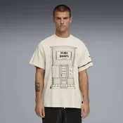 PUMA Swish N Ink II Oversized Basketball Tee Men, Men, Alpine Snow, L