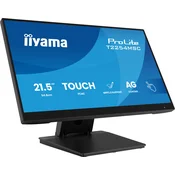 Iiyama ProLite T2254MSC-B2AG - LED monitor 22 inch 21.5 inch viewable touchscreen 1920 x 1080 Full HD 1080p 100 Hz IPS 300 cd m2 1300 1 4 m