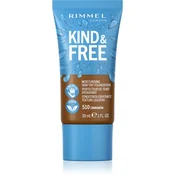 Rimmel Kind & Free Moisturising Skin Tint lahki vlažilni tekoči puder odtenek 510 Cinnamon 30 ml