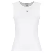 Calvin Klein Jeans SL WOVEN LABEL 2X2 BABY RIB CUTO Bela