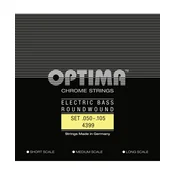 Strune za E-bas Optima 4-strunski chrome long medium 680.485