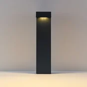 Molto Luce LED-ulična svetilka ATO, višina 45 cm, vklop/izklop, antracitna, IP65, kovinska - Sodobni - Aluminij