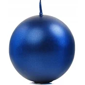 Sveča Sphere (FI 80) kovinska, temno modra, 1 kos.