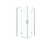 KERRA kvadratna tuš kabina FLOW krom 90x90, 6mm