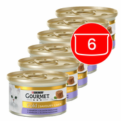 Pločevinka Gourmet GOLD - slani kolač z jagnjetino in stročjim fižolom 6x85g