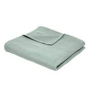 Today Posteljna pregrinjala Jeté de Lit Nid dAbeille 150/200 Coton TODAY Essential Celadon Zelena