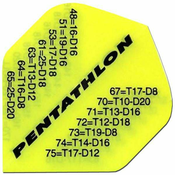 Pentathlon Standard Yellow CheckoutsPentathlon Standard Yellow Checkouts