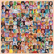 Hachette - Puzzle Kdo je kdo Disney? - 1 000 kosov