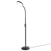 Songmics LED stoječa svetilka z zatemnitvijo, vrtljiva za 360°, 22x22x170 cm, črna