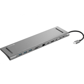 SANDBERG Docking station 10in1 USB-C - HDMI/VGA/LAN/3xUSB 3.0/USB C