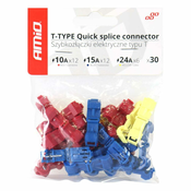 AMIO hitri električni priključki type-t 30 kosov mix amio-02347