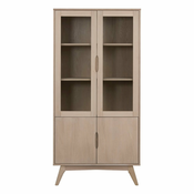 Vitrina v hrastovem dekorju 94x192 cm Marte - Actona