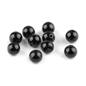 Onyx Oniks, mineralne kroglice O6 mm - oniks (62 kosov)