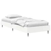 Vidaxl Konstrukcija postelje Bela 80 x 200 cm Inženirski les