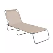 LINDER EXCLUSIV Vrtni nastavljivi ležalnik CLASSIC GM4001BG – Bež