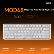 Akko Tastatura, Žicana, Bela