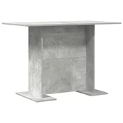 vidaXL vidaXL Jedilna Miza Betonsko Siva 110x60x75 cm Inženirski Les, (22008716)